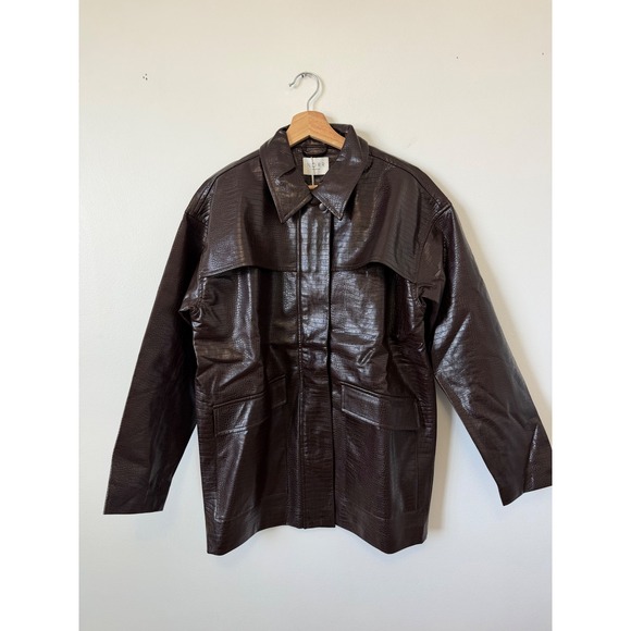 Norr Eduna Jacket – Dark Burgundy – Size 36 (Women's ~US 4–6) – NWT - Picture 3 of 6